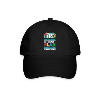 Ich habe einen professionellen Anrufer für den Pensionsplan - Baseballkappe - Schwarz/Schwarz - Vorne