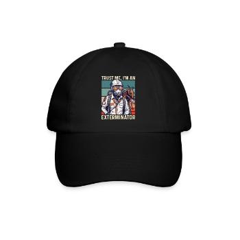 Pest Control Trust Me I'm Pest Control Worker - Baseballkappe - Schwarz/Schwarz - Vorne