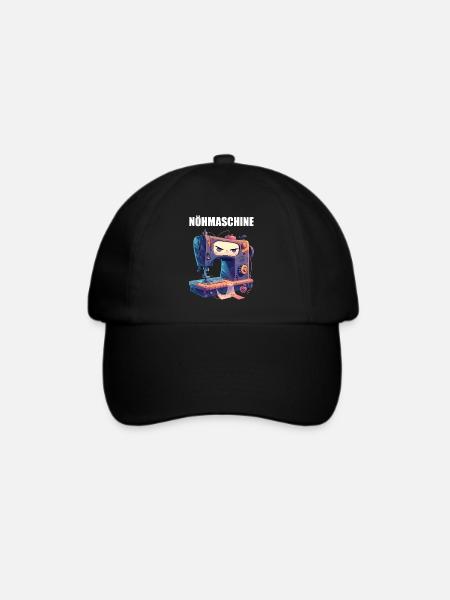 Nöhmaschine Nähmaschine Schneider Lustig Nähen - Baseballkappe - Schwarz/Schwarz