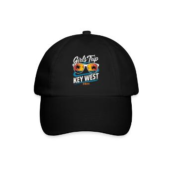 Girls Trip Key West 2024 - Baseballkappe - Schwarz/Schwarz - Vorne
