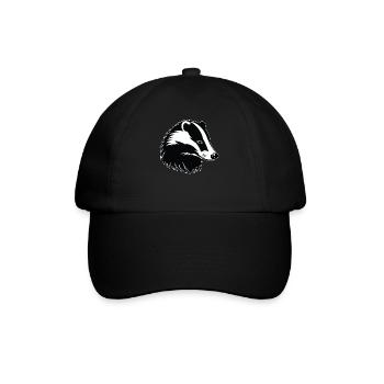 Badger Dachse Dachs - Baseballkappe - Schwarz/Schwarz - Vorne