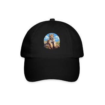 Tiger - Baseballkappe - Schwarz/Schwarz - Vorne