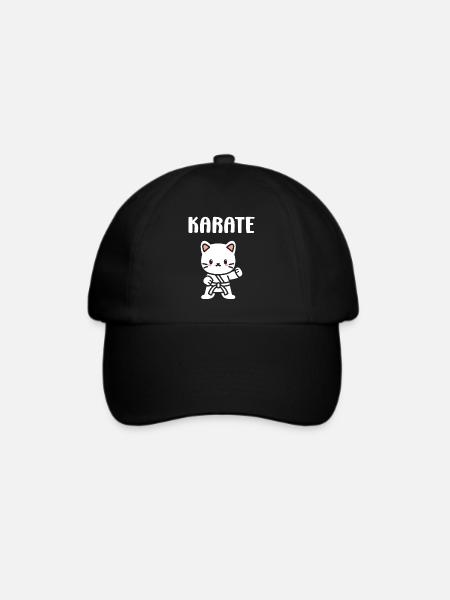 Karate - Baseballkappe - Schwarz/Schwarz