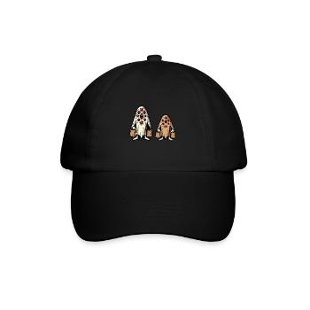 Gespenstische Party Trick Or Treat - Baseballkappe - Schwarz/Schwarz - Vorne