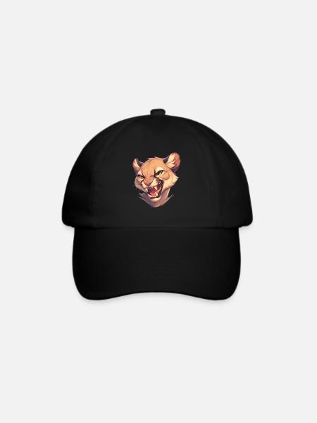 Cougar Berglöwen Berglöwe - Baseballkappe - Schwarz/Schwarz