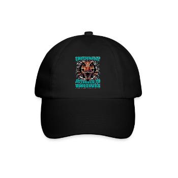 Paleontology Emotionally Attached Fossil Collector - Baseballkappe - Schwarz/Schwarz - Vorne