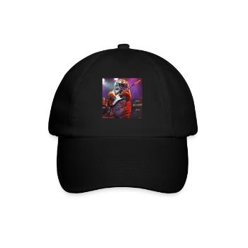 Tiger - Baseballkappe - Schwarz/Schwarz - Vorne