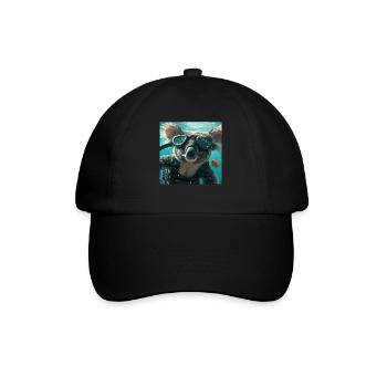 Koala - Baseballkappe - Schwarz/Schwarz - Vorne