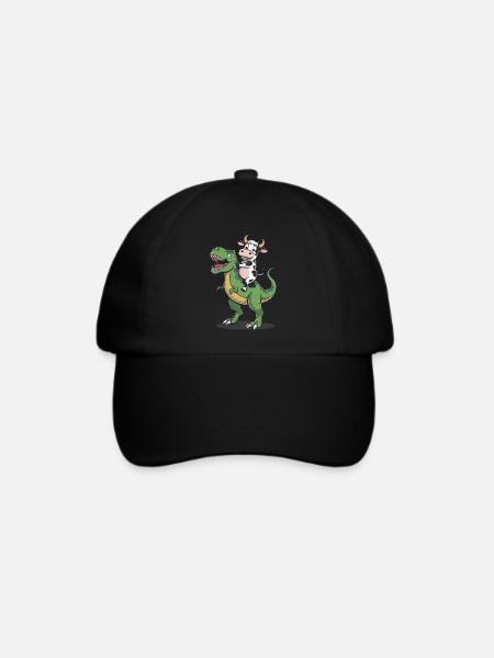 Kuh - Baseballkappe - Schwarz/Schwarz