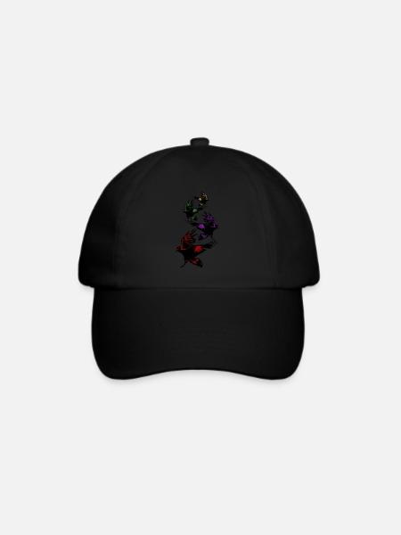 Crows Raven Tree Ravens Flying Crow - Baseballkappe - Schwarz/Schwarz