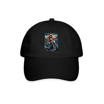 Rebel Riders Unleash The Rebel - Baseballkappe - Schwarz/Schwarz - Vorne