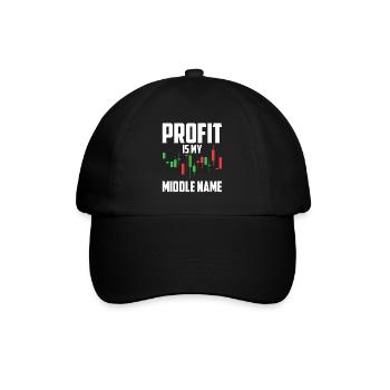 Day Trading Day Trader Aktien Börse Aktienmarkt - Baseballkappe - Schwarz/Schwarz - Vorne