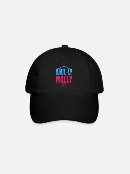 Thrift Shopper Haul-ly Molly Thrift Store - Baseballkappe - Schwarz/Schwarz