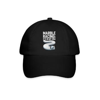 Thrilling Marble Racing Adventures for Enthusiasts - Baseballkappe - Schwarz/Schwarz - Vorne