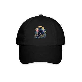 Panthers Panther - Baseballkappe - Schwarz/Schwarz - Vorne