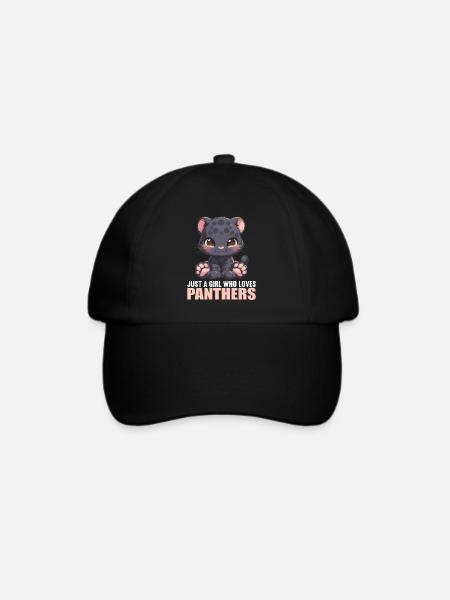 Panthers Panther - Baseballkappe - Schwarz/Schwarz