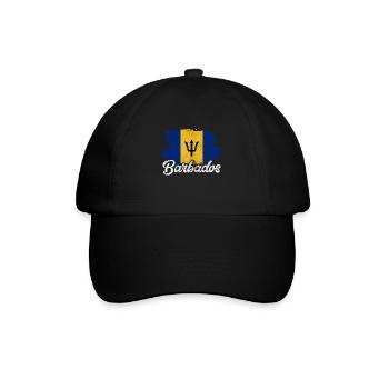 Barbados - Baseballkappe - Schwarz/Schwarz - Vorne