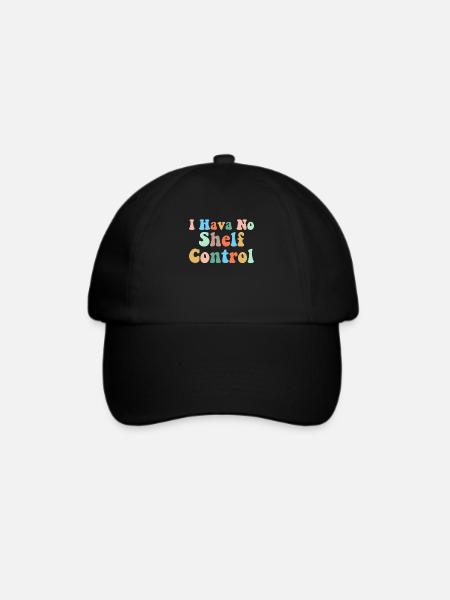 Buch Bücher Bibliothek Literatur Lesen Read Books - Baseballkappe - Schwarz/Schwarz