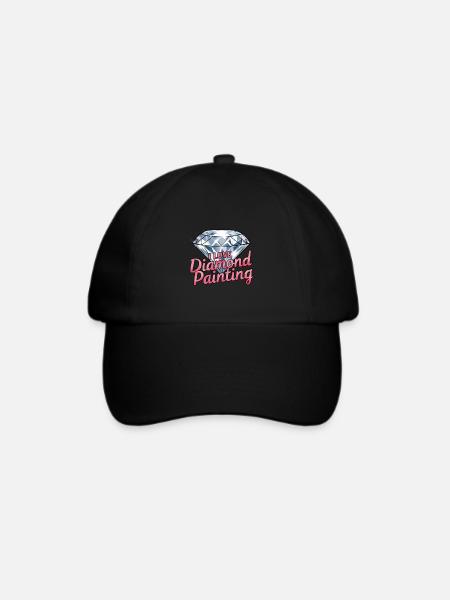 Diamond Painting Diamond Painter - Baseballkappe - Schwarz/Schwarz