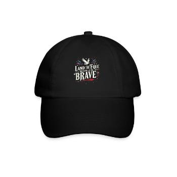 Honor Veterans Day with Patriotism and Military - Baseballkappe - Schwarz/Schwarz - Vorne