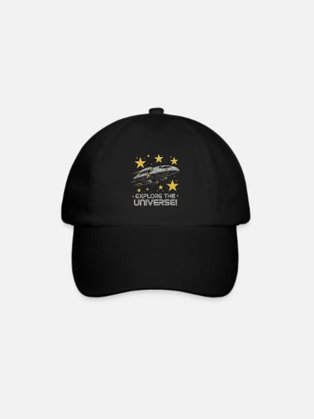 RAUMSCHIFFE - Baseballkappe - Schwarz/Schwarz