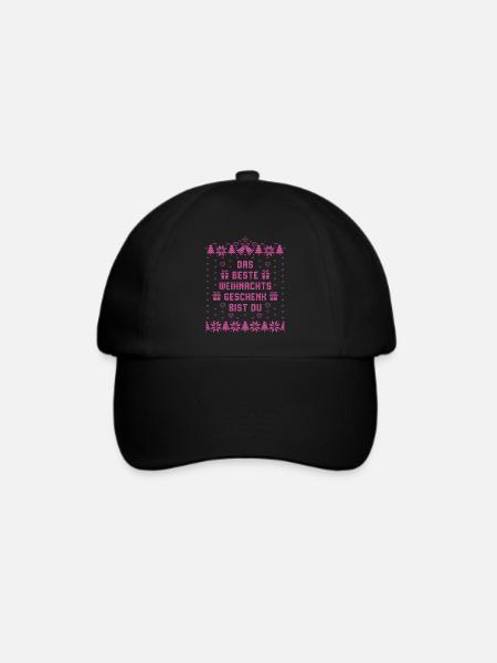 Das beste Weihnachtsgeschenk bist Du - Weihnachten - Baseballkappe - Schwarz/Schwarz