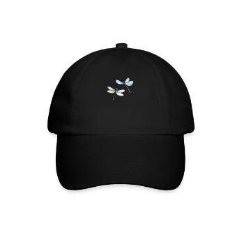 Libelle Duo Dragonfly Duo - Baseballkappe - Schwarz/Schwarz - Vorne