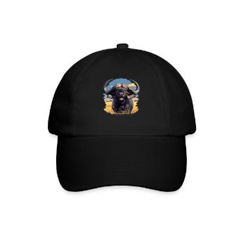 Buffalos Buffalo Büffel - Baseballkappe - Schwarz/Schwarz - Vorne