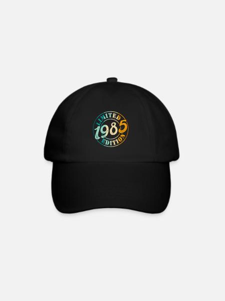 40. Geburtstag 1985 Limited Edition 40 Jahre - Baseballkappe - Schwarz/Schwarz