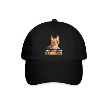 Caracal Karakale Karakal - Baseballkappe - Schwarz/Schwarz - Vorne