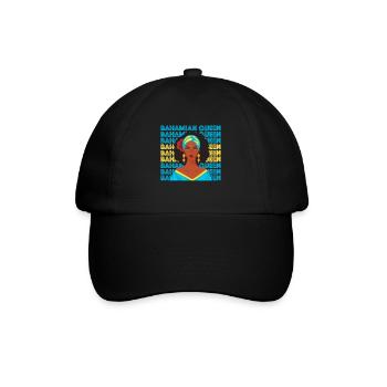 Bahamas Karibik Insel Atlantik Sommer Geschenk - Baseballkappe - Schwarz/Schwarz - Vorne