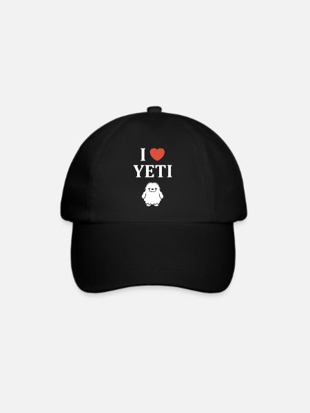 Yeti - Baseballkappe - Schwarz/Schwarz