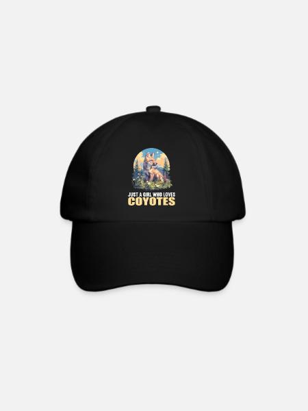 Kojoten Kojote - Baseballkappe - Schwarz/Schwarz