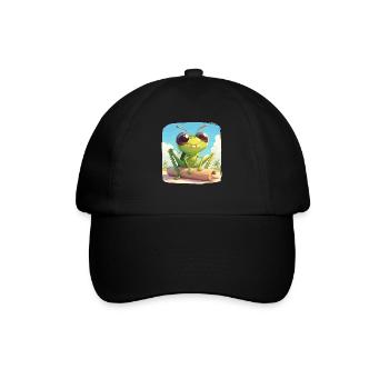 Grillen Grille - Baseballkappe - Schwarz/Schwarz - Vorne