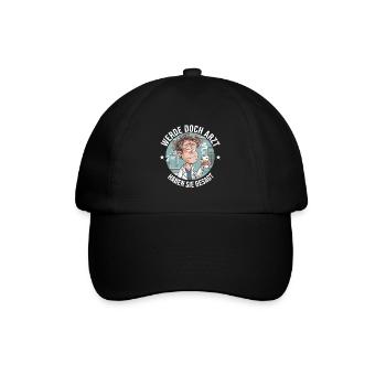 Werde Doch Arzt Lustiges Ärzte Medizin Spruch - Baseballkappe - Schwarz/Schwarz - Vorne