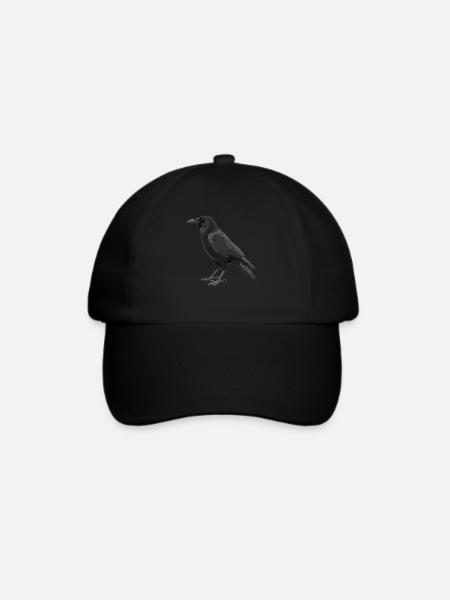 Krähen Krähe - Baseballkappe - Schwarz/Schwarz