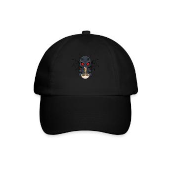 Mothman Ramen - Baseballkappe - Schwarz/Schwarz - Vorne