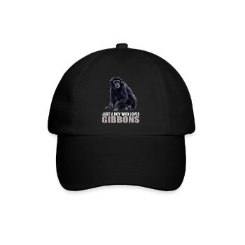 Gibbons Gibbon - Baseballkappe - Schwarz/Schwarz - Vorne