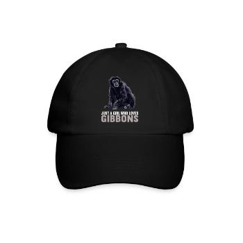 Gibbons Gibbon - Baseballkappe - Schwarz/Schwarz - Vorne