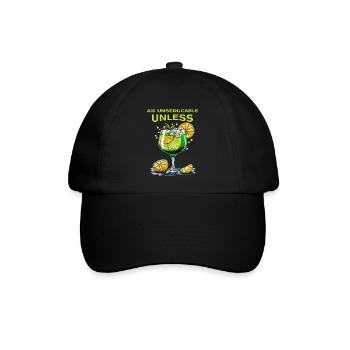 GETRÄNK AM UNSEDUCABLE UNLESS - Baseballkappe - Schwarz/Schwarz - Vorne