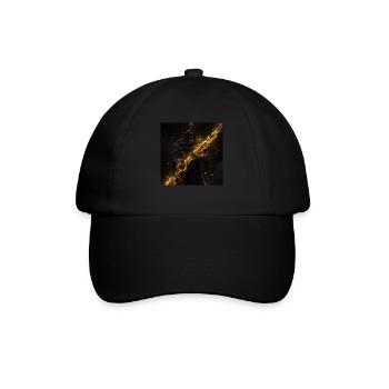 Querflöte - Baseballkappe - Schwarz/Schwarz - Vorne