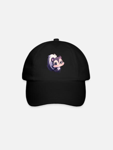 Stinktiere Stinktier - Baseballkappe - Schwarz/Schwarz