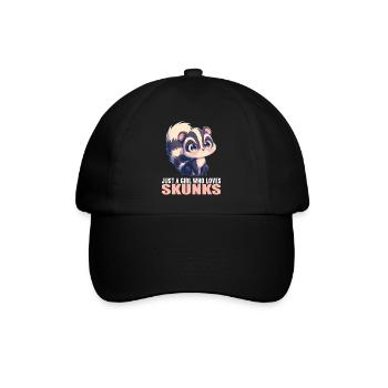 Stinktiere Stinktier - Baseballkappe - Schwarz/Schwarz - Vorne