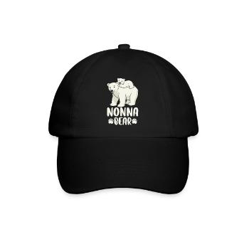 Nonna Bear - Baseballkappe - Schwarz/Schwarz - Vorne