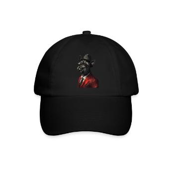 Scottish Terrier - Baseballkappe - Schwarz/Schwarz - Vorne