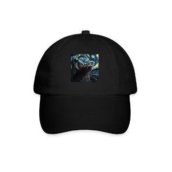 Schläger - Baseballkappe - Schwarz/Schwarz - Vorne