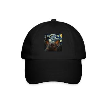 Schläger - Baseballkappe - Schwarz/Schwarz - Vorne