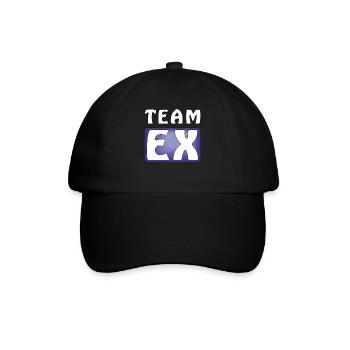 TEAM EX - Baseballkappe - Schwarz/Schwarz - Vorne
