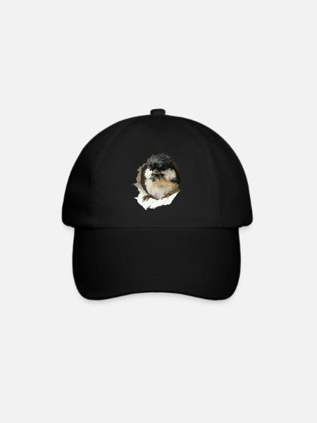 Meise - Baseballkappe - Schwarz/Schwarz