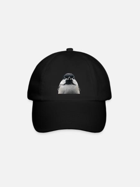 Meise - Baseballkappe - Schwarz/Schwarz